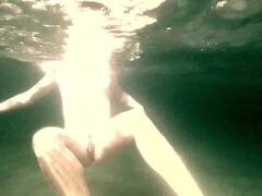 Two Boiled Eggs Adventure at Sea side Camping Area # Natural girl Close Up underwater PEE