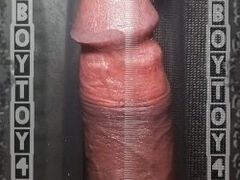 First penis pump session whit big dick.