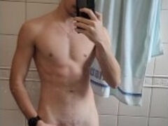 18y old hot athletic boy showing off body