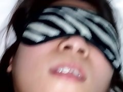 Blindfolded Wife having sex in hotel