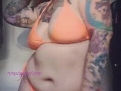 MILF Teases in Orange String Bikini - Rem Sequence