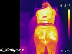 Thermal Ass Spanking...see the heat Build!!!